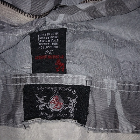 Denim camouflage men shorts - Picture 2 of 7